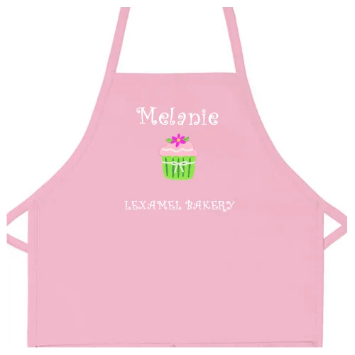 Embroidered Personalized Sweet Little Baker with Name Kids Apron