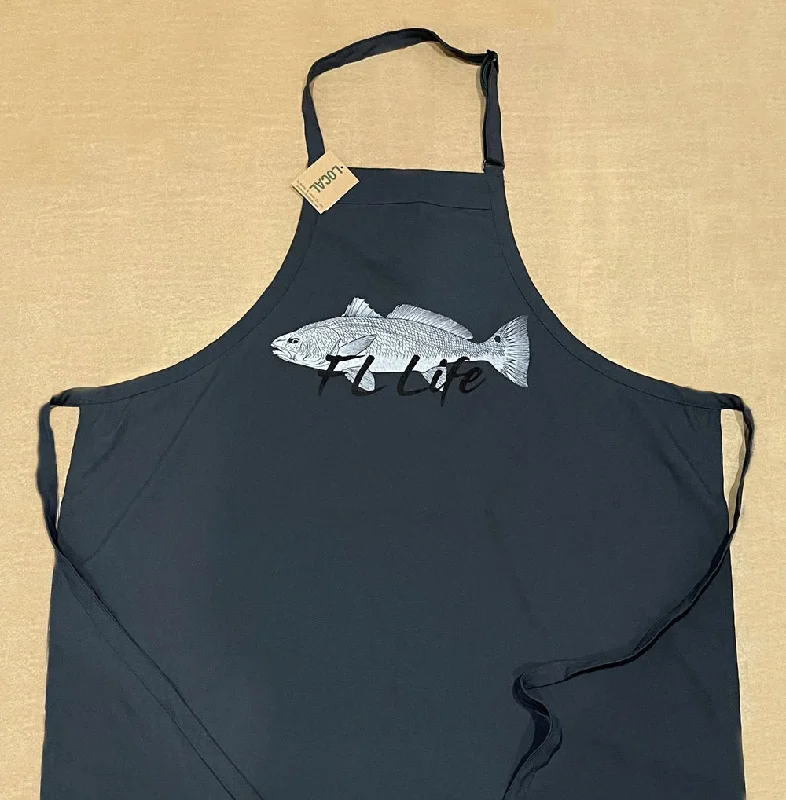 FL Life Redfish - Adjustable Chef Apron