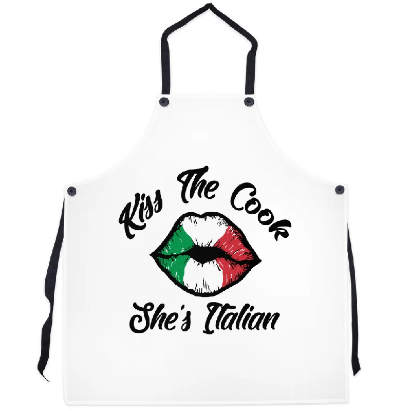 Kiss The Cook She's Italian Apron