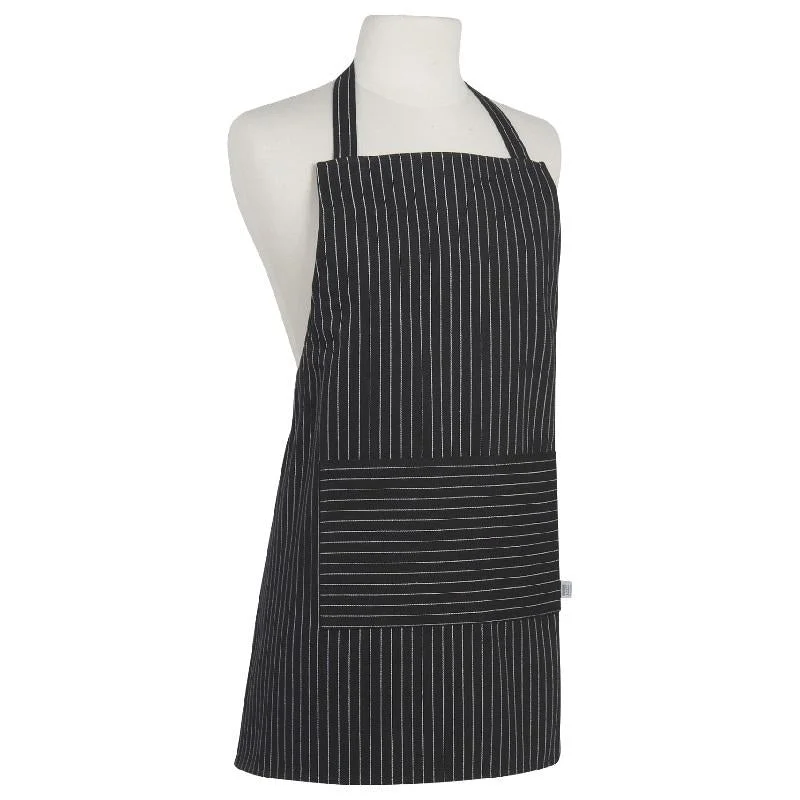 Now Designs Junior Black Pinstripe Apron