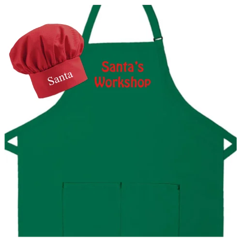 Personalized Apron Embroidered 2 Lines of Text