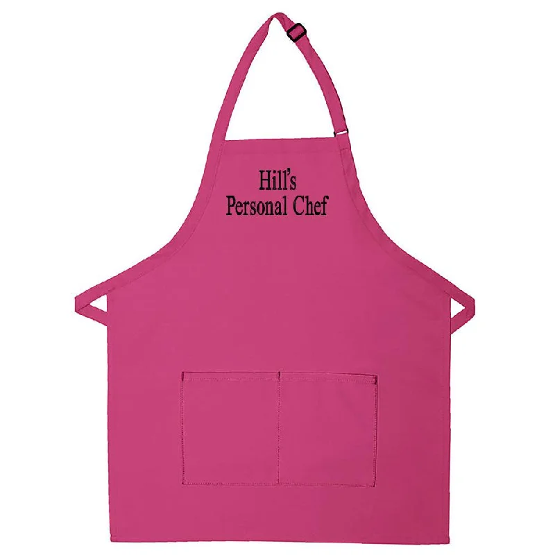 Personalized Apron Embroidered 2 Lines of Text