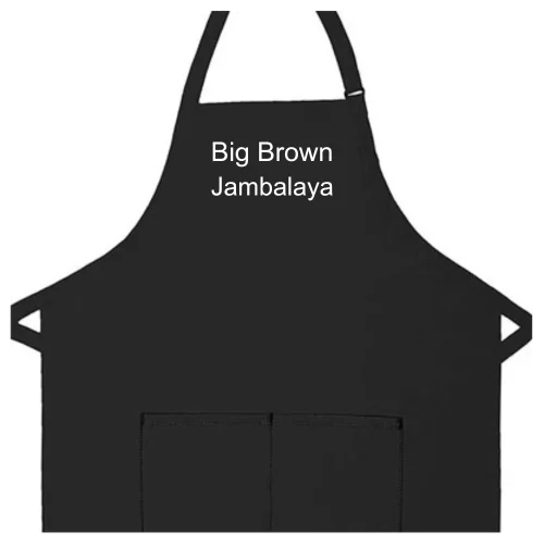 Personalized Apron Embroidered 2 Lines of Text