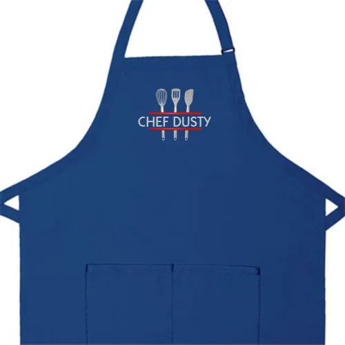 Personalized Apron Embroidered Kitchen Monogram Design Add a Name