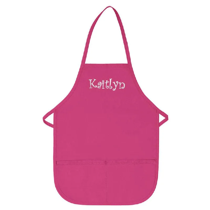 Personalized Apron Embroidered Name or Text Child Apron