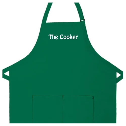 Personalized Apron Embroidered Name or Text