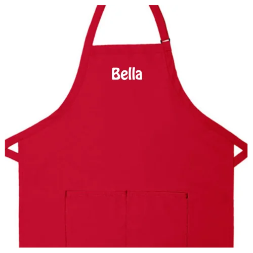 Personalized Apron Embroidered Name or Text