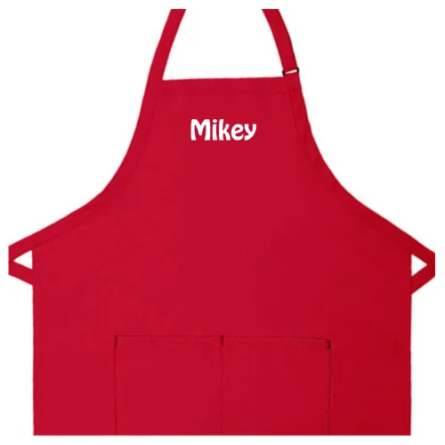 Personalized Apron Embroidered Name or Text