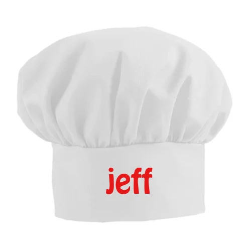 Personalized Chef Hat