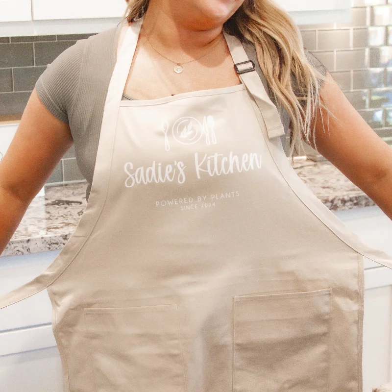 Personalized Kitchen Apron for Vegetarians