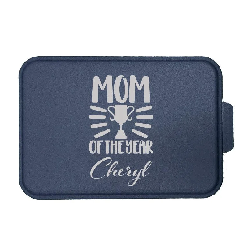 Personalized Mom Of The Year Laser Engraved Cake Pan