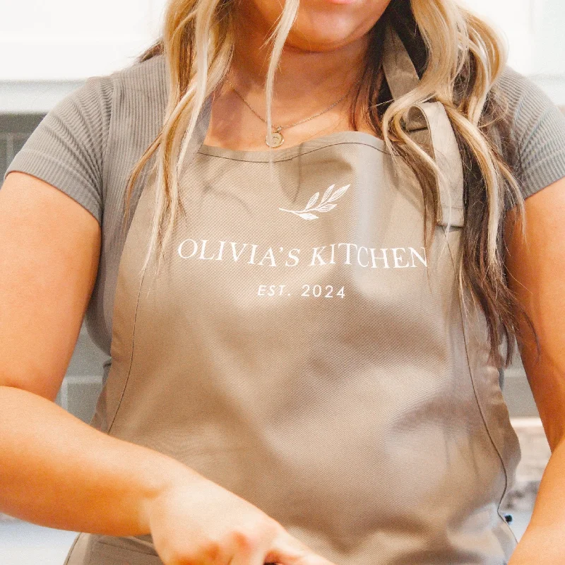 Simple Personalized Kitchen Apron