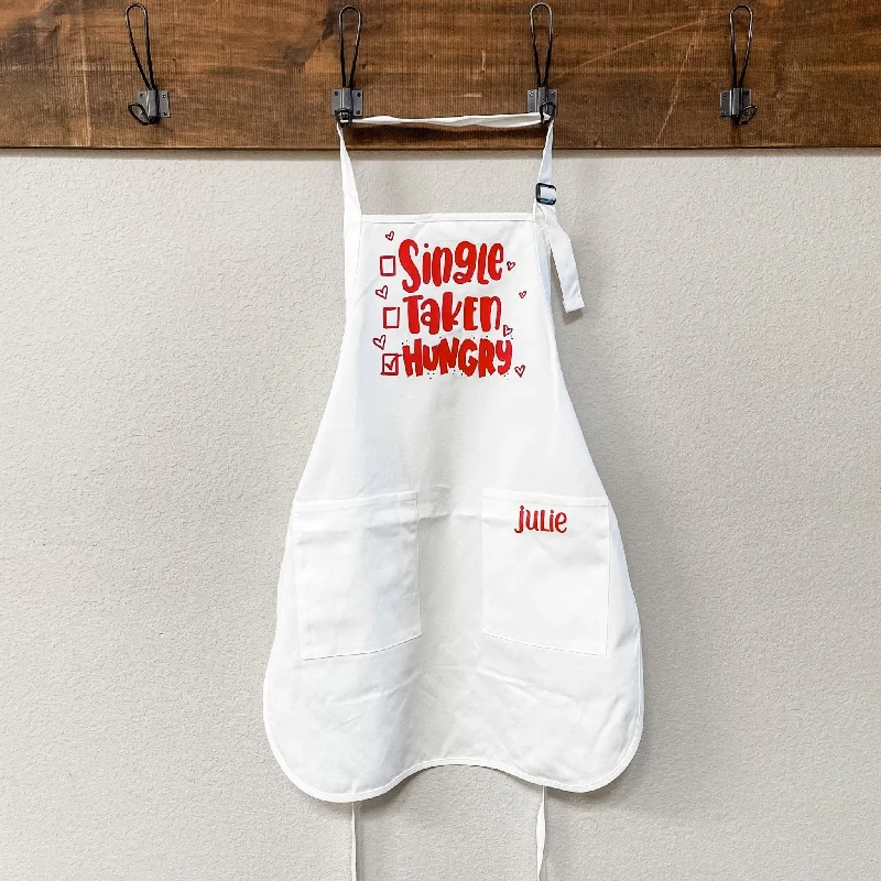 Single Taken Hungry Apron