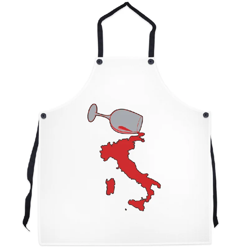 Spilled Wine White Apron