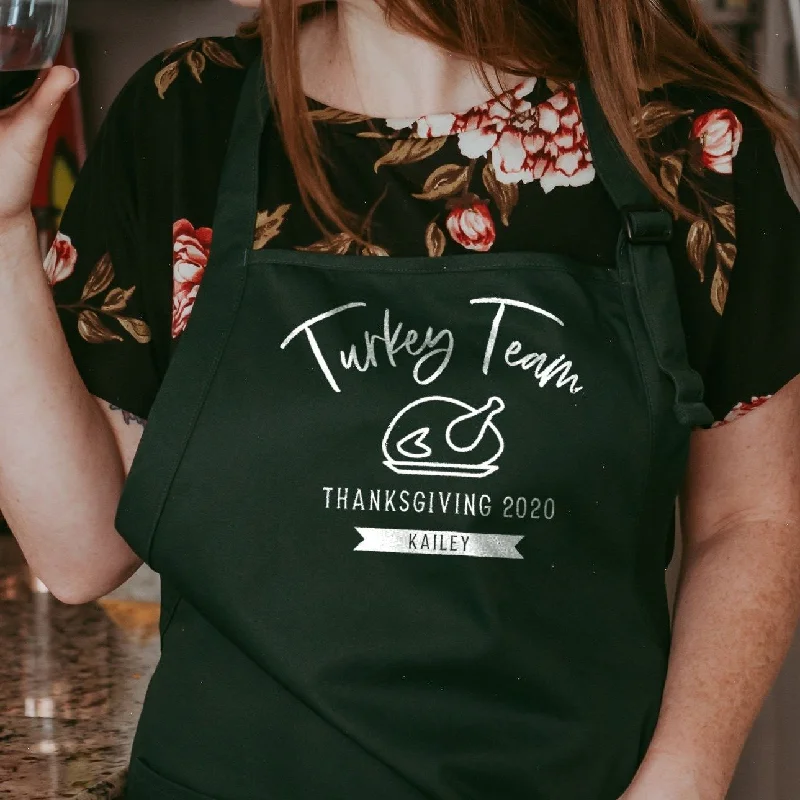 Turkey Team | Personalized Thanksgiving Apron