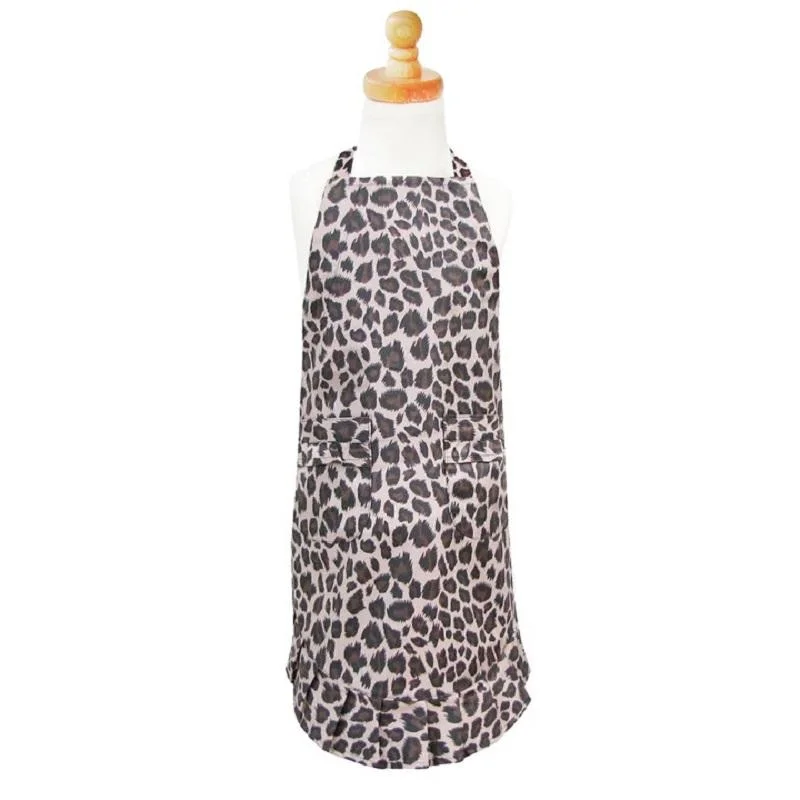 Two Lumps of Sugar Cheetah Child's Ruffle Apron