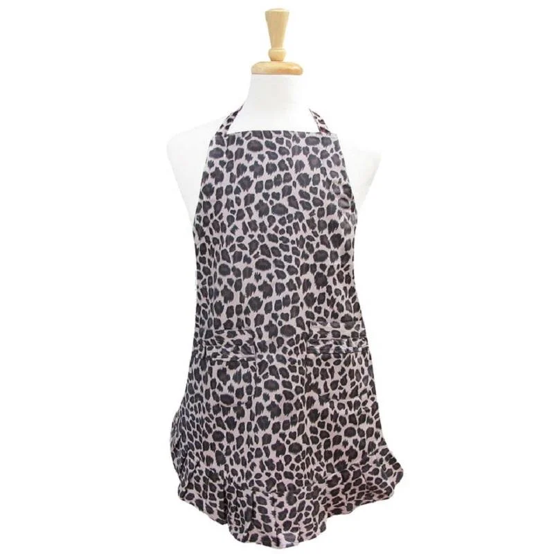 Two Lumps of Sugar Cheetah Ruffle Apron