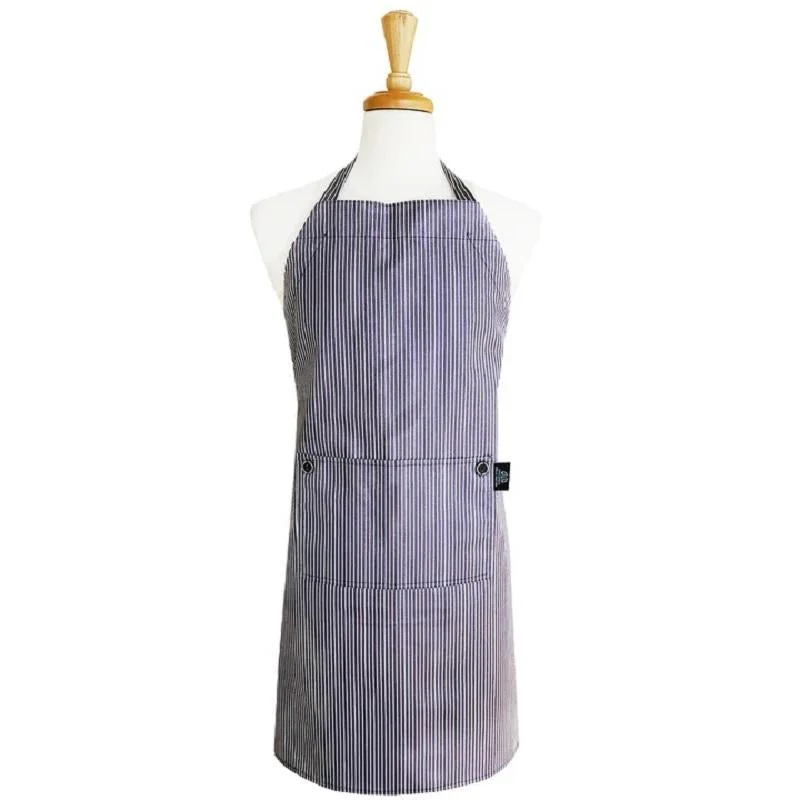 Two Lumps of Sugar Grey Stripe Chef Apron