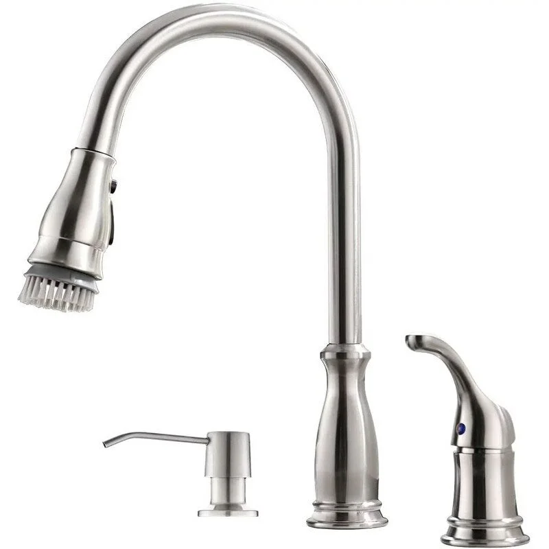 3 Hole Kitchen Faucet