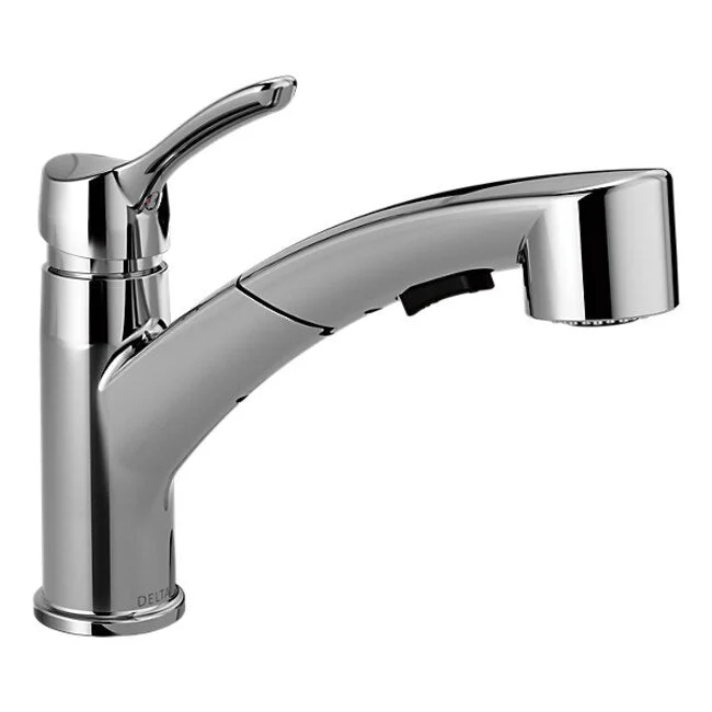 4140-Dst Collins Pull-Out Spray Kitchen Faucet - Chrome