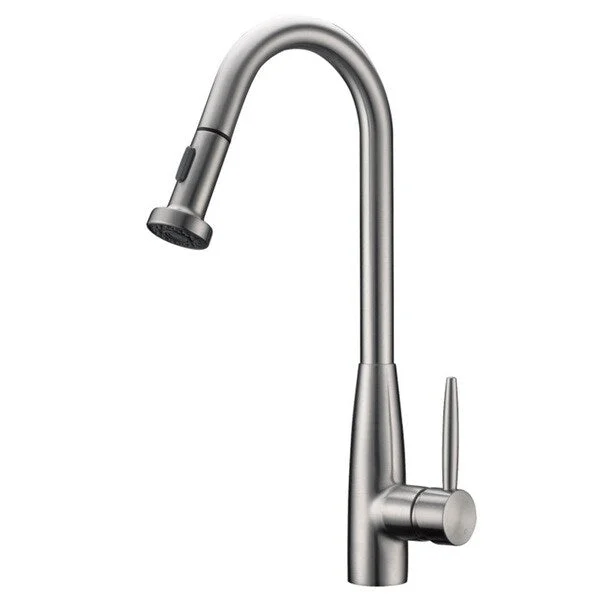 Cadell 2070052 Single Handle Kitchen Faucet with Pull-Down