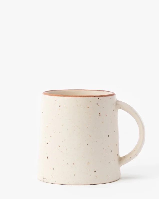 Cream Speckled Stoneware Mug