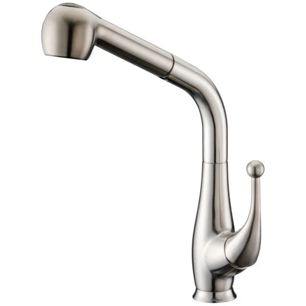 Dawn Brushed Nickel Single-lever Put-out Spray Kitchen Faucet