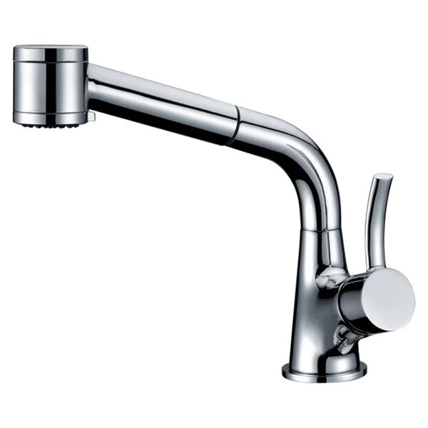 Dawn Chrome Single-lever Pull-out Spray Kitchen Faucet