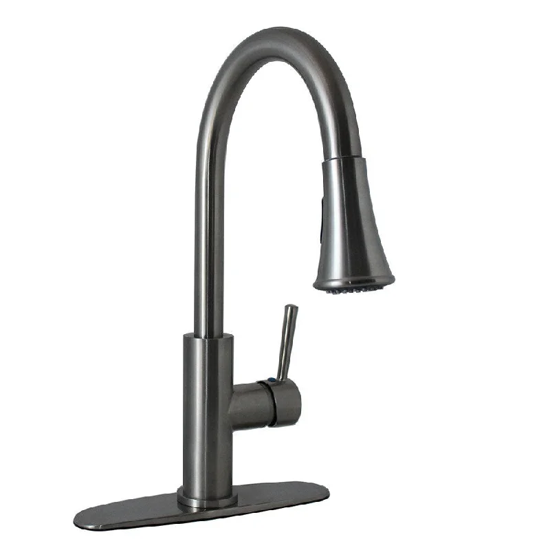 Fontaine Avanzato Brushed Nickel 1-Handle Kitchen Faucet