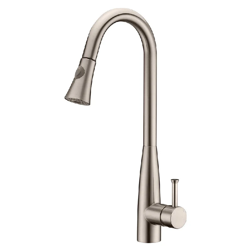 Fontaine Bianka Brushed Nickel 1-handle Pull-down Kitchen Faucet