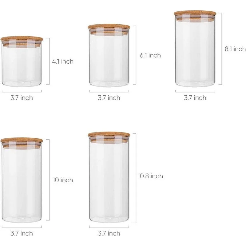 Glass Food Storage Containers Set