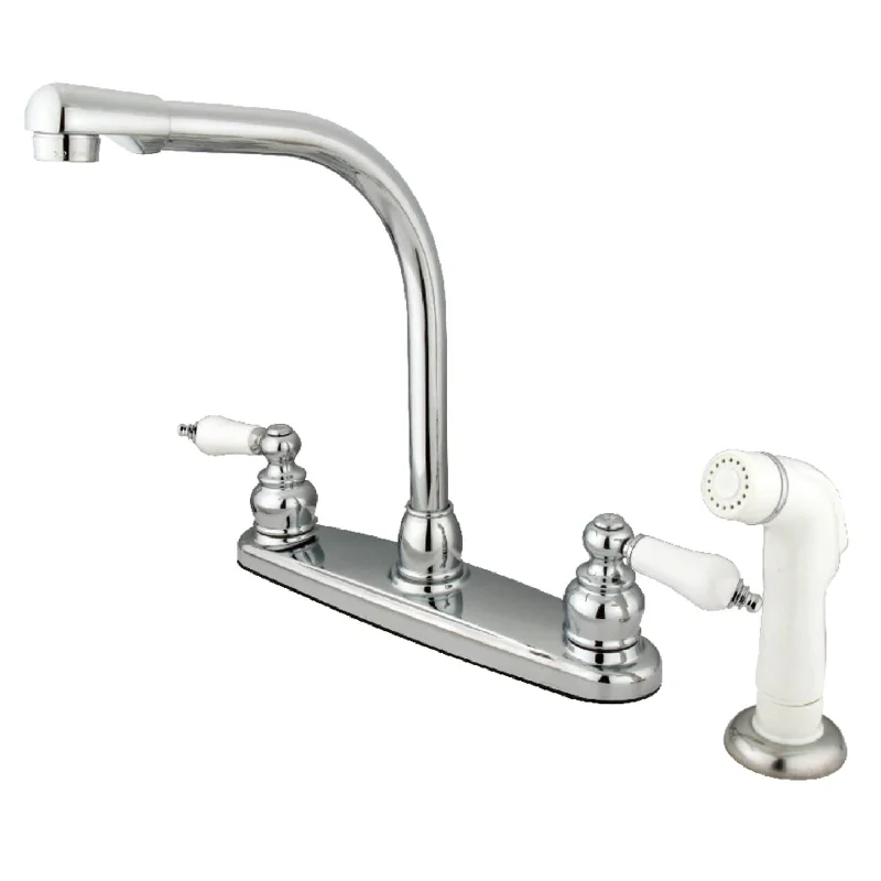 Kingston Brass Victorian 8 in. Centerset Kitchen Faucet