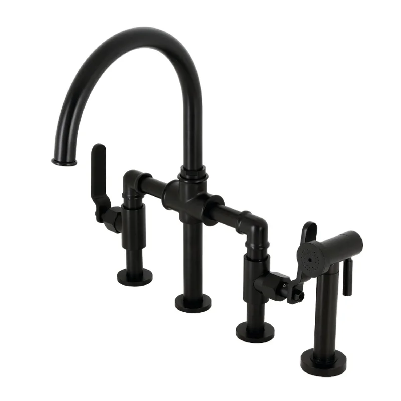 Kingston Brass Whitaker Bridge Kitchen Faucet