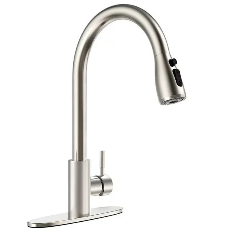 Kitchen Faucets Brushed Nickel & Single Handle