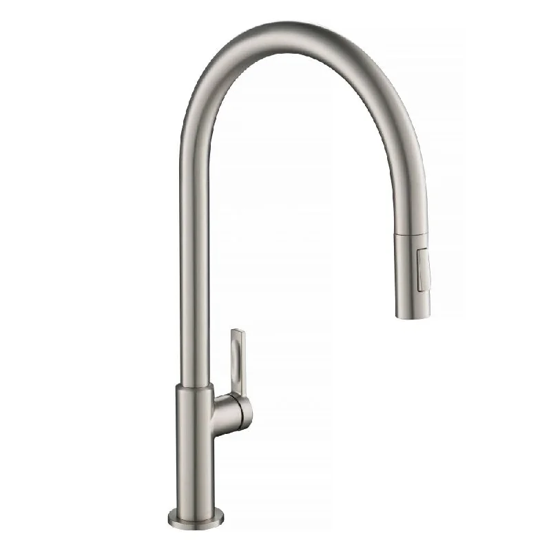 KPF-2821SFS Oletto High-Arc Single Handle Pull-Down Kitchen Faucet, 21 Inch, Spot Free Stainless Steel