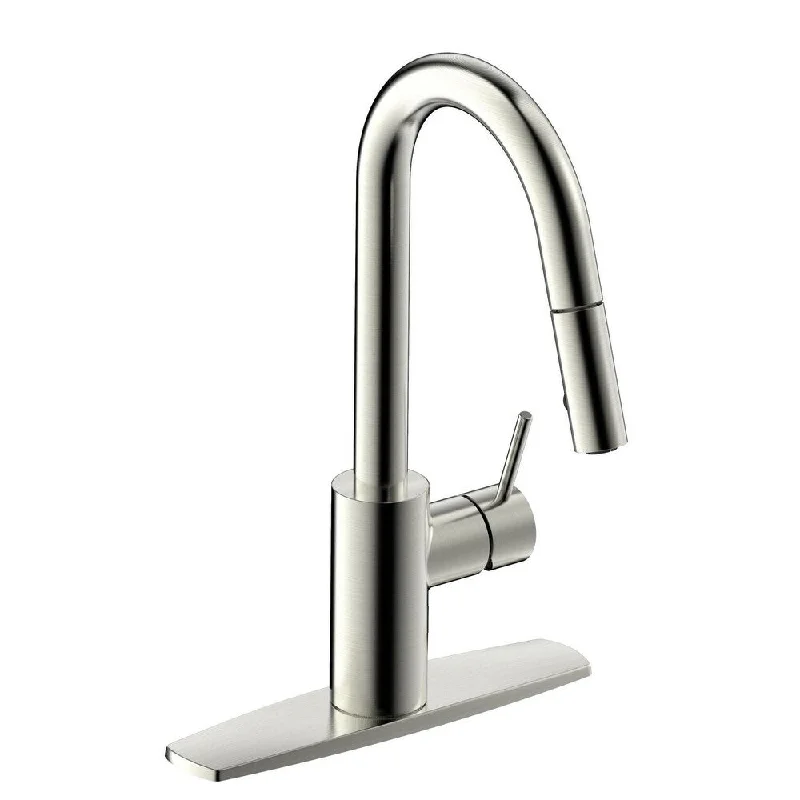 Palais Royal Single Handle Modern Pull-Down Kitchen Faucet