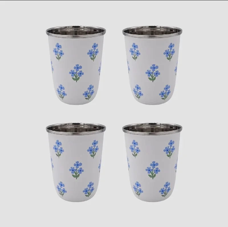 PAR Floral Enamelware Short Tumbler