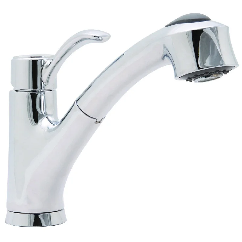 Premier Sanibel Lead-free Single-handle Pull-out Chrome Kitchen Faucet