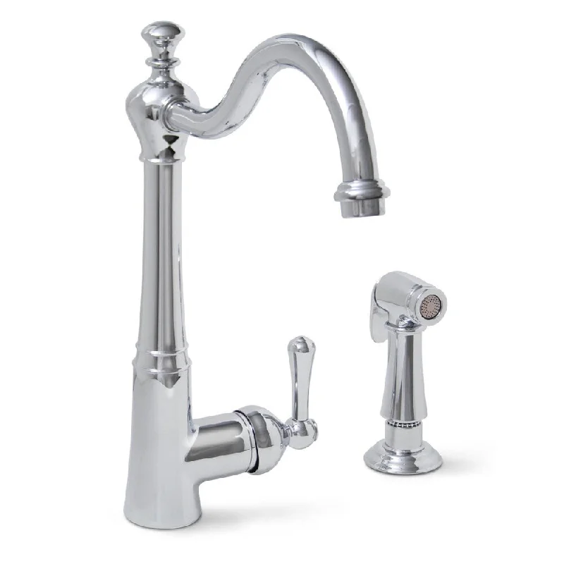 Premier Sonoma Chrome Single-handle Kitchen Faucet with Matching Side Spray