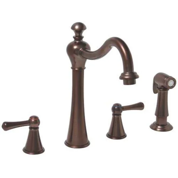 Premier Sonoma Two-handle Oil Rubbed Bronze Kitchen Faucet with Matching Side Spray