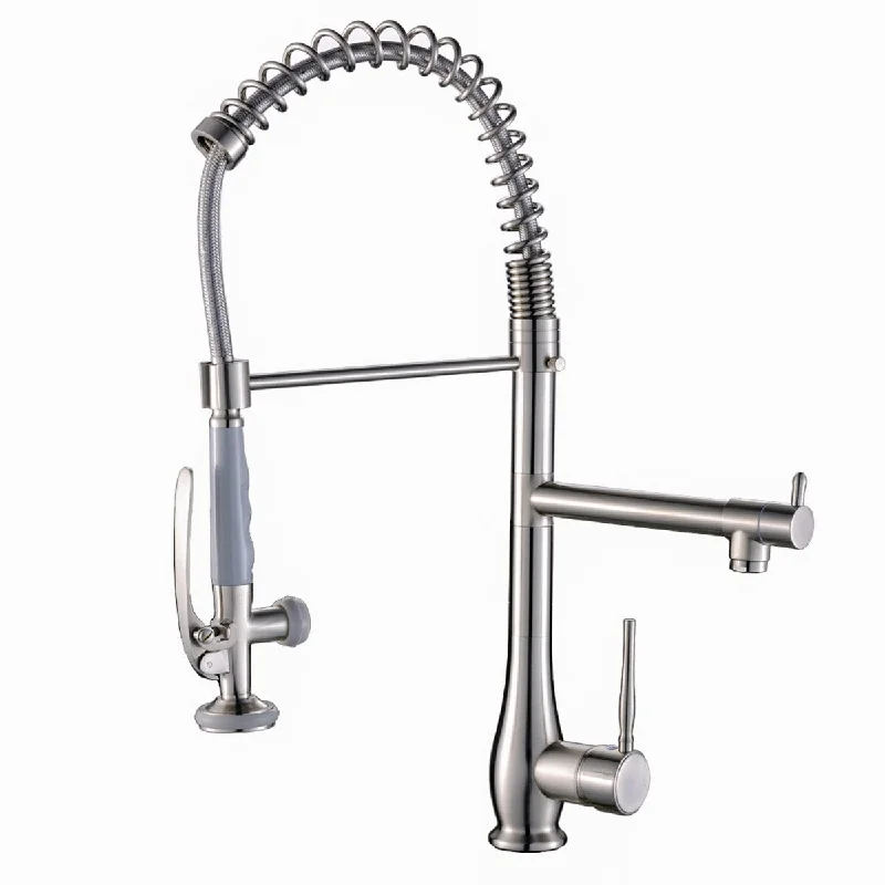 Pull Down Single Handle Two Spary Kitchen Faucet