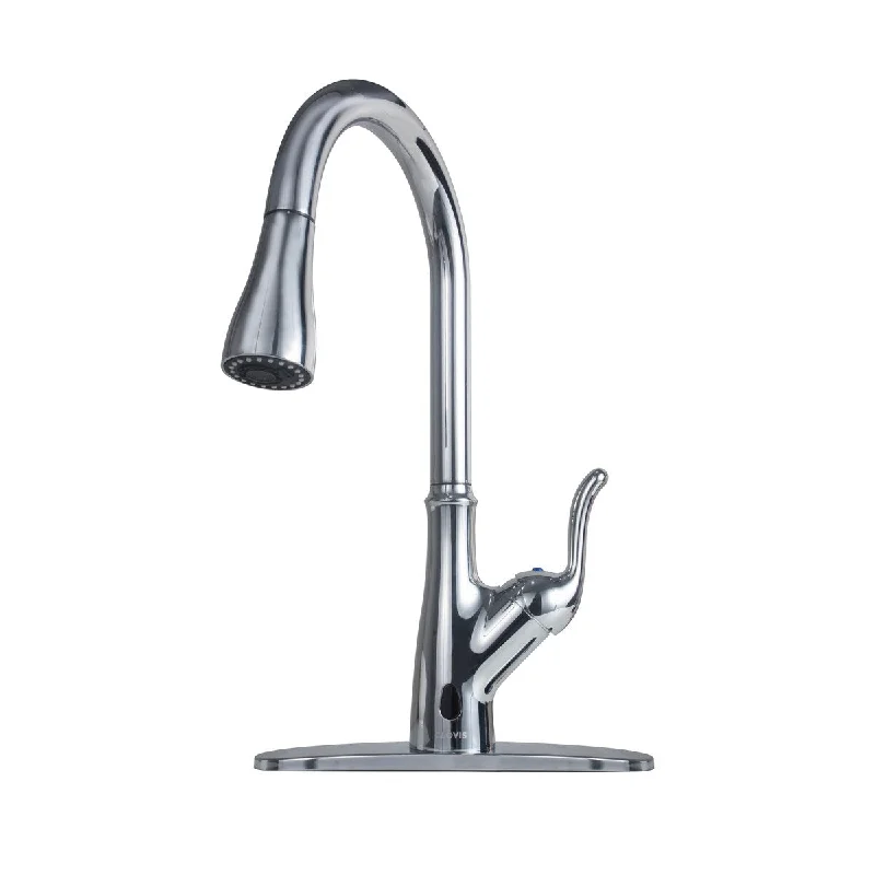 Pull Down Touchless Single Handle Kitchen Faucet, Chrome