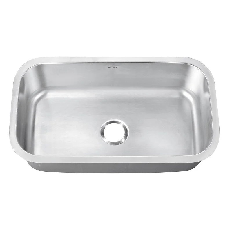 Ruvati RVK4200 Undermount Stainless Steel 32-inch Kitchen Sink Single Bowl