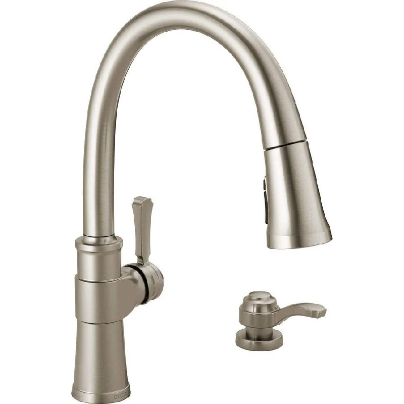 Spargo Kitchen Faucet, Kitchen Faucets with Pull Down Sprayer, Kitchen Sink Faucet, Faucet for Kitchen Sink, Soap Dispenser