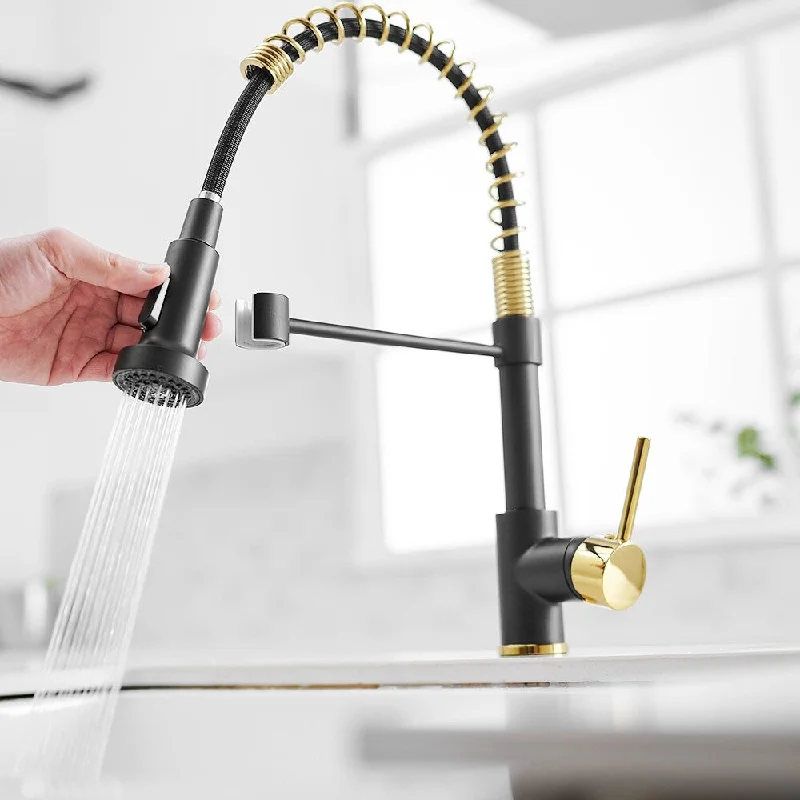 Spring Pull Down Kitchen Faucet