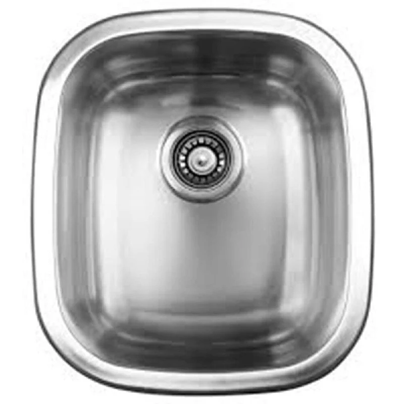 Ukinox Single Basin Stainless Steel Dual Mount Kitchen Sink - Rectangle