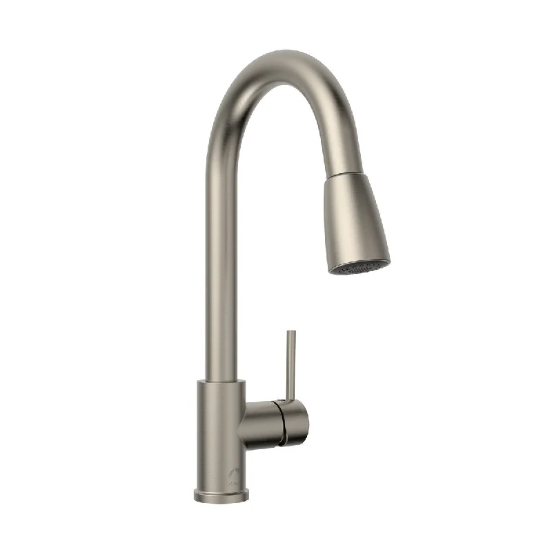 URB78CBN2 Single-Handle Pull-Down Kitchen Faucet, Brushed Nickel