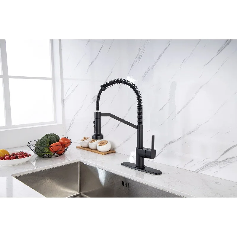 VANITYFAIR Pull Down Sprayer Single Handle One Hole Or 3 Hole Kitchen Faucet