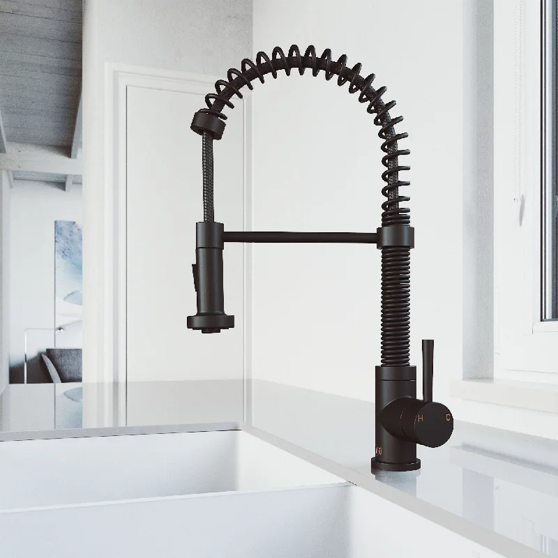 VIGO Edison Pull-Down Spray Kitchen Faucet