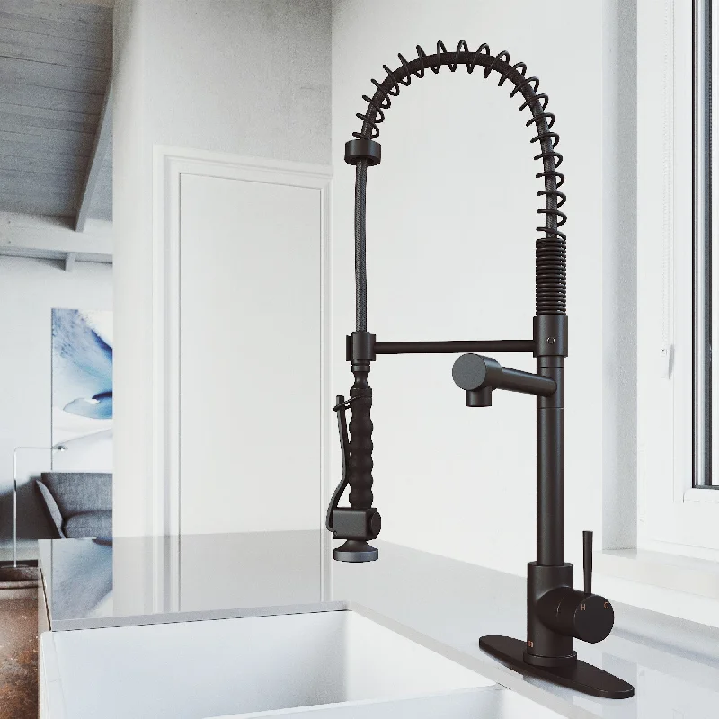 VIGO Zurich Pull-Down Spray Kitchen Faucet